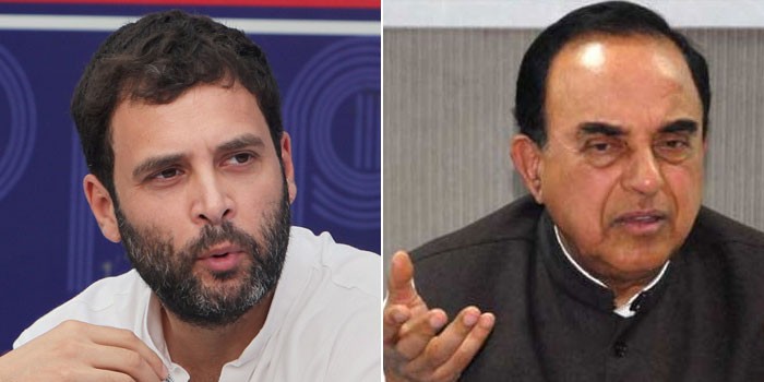 सुब्रमण्यम स्वामी के खिलाफ FIR कराने पहुंचे शिव डहरिया, राहुल गांधी को नशेड़ी कहने का मामला
