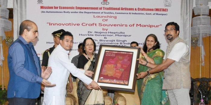 Governor launches 150 new craft souvenirs of Manipur