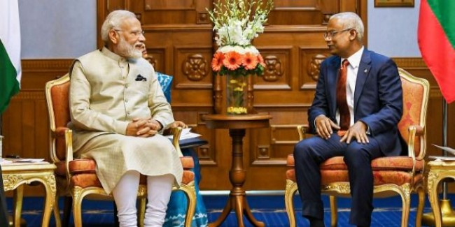 मालदीव ने प्रधानमंत्री मोदी को सर्वोच्च सम्मान से नवाजा