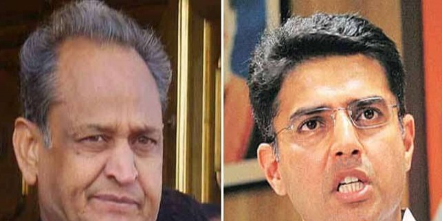 राजस्थान में हार पर रार, अशोक गहलोत व सचिन पायलट के खेमे आमने-सामने