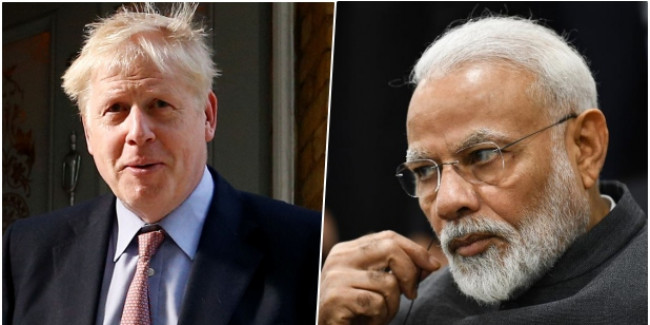 बोरिस जॉनसन ने पीएम मोदी से की बात, कश्मीर पर US के बाद अब ब्रिटेन भी भारत के साथ