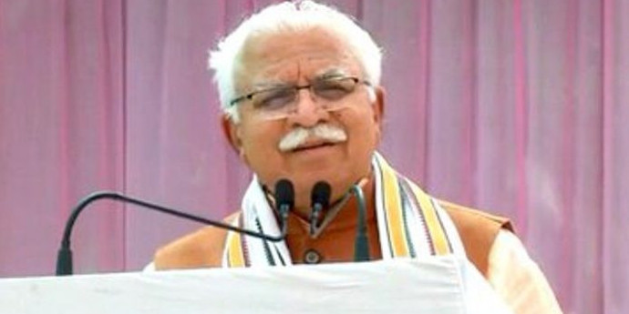 अनुच्छेद 370 हटाए जाने को लेकर CM मनोहर ने हुड्डा पर साधा निशाना