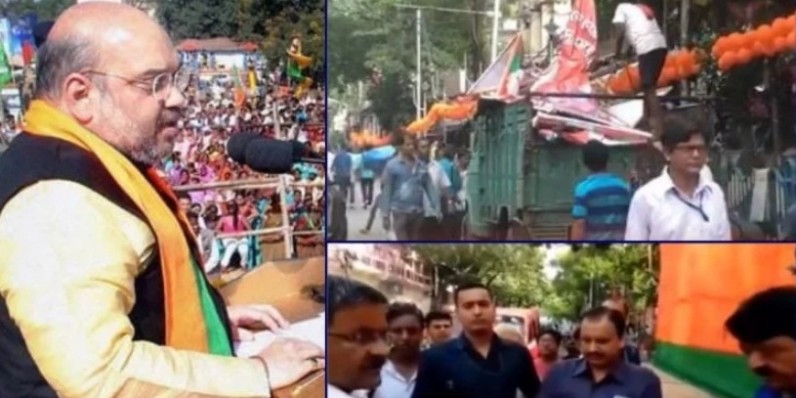 बंगाल में बवाल: थोड़ी देर में अमित शाह की प्रेस कांफ्रेंस, चुनाव आयोग ने भी बुलाई बैठक