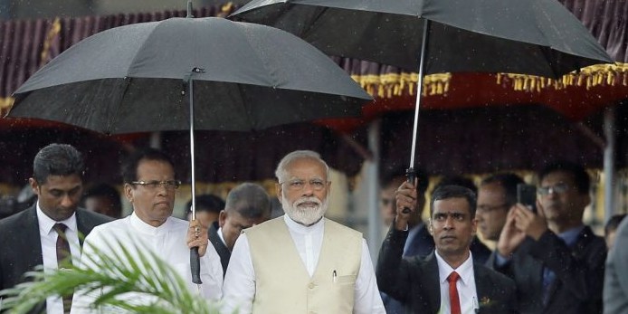 When presidents held umbrellas for Modi
