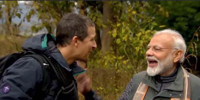 Man vs Wild: PM मोदी ने ग्रिल्स को बताया, साबुन के पैसे नहीं थे तो ओस की बूदों से धोए हाथ