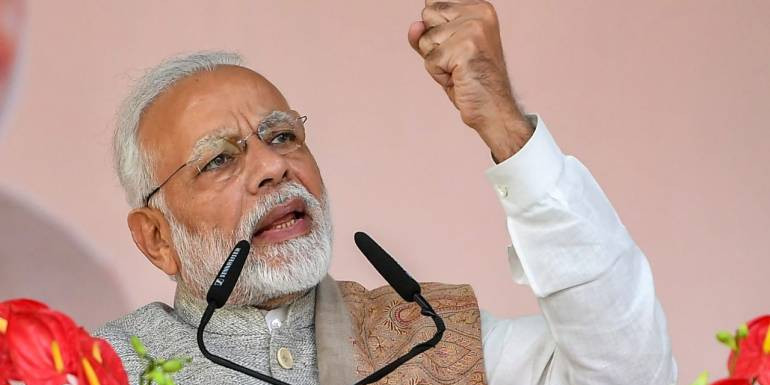 भाजपा अधिवेशन: पीएम मोदी बोले, चाहे जितनी गलियां दो, ये चौकीदार रुकने वाला नहीं है