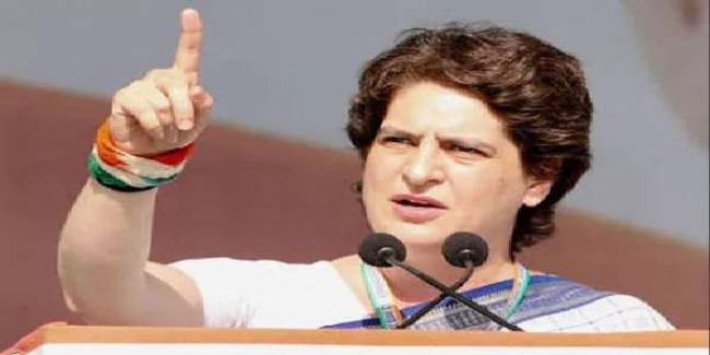 आम लोगों पर गिर रही है मोदी सरकार की गलत नीतियों की गाज: प्रियंका गांधी