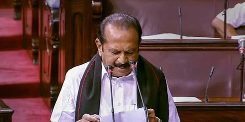 Vaiko, four others take oath as Rajya Sabha members