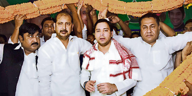 सांप्रदायिक ताकतों और जनादेश का अपमान करने वालों से समझौता नहीं : तेजस्वी यादव