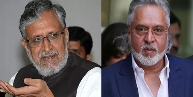 लंदन में माल्या के खिलाफ चोर-चोर के नारे कांग्रेस के गाल पर तमाचा : सुशील मोदी