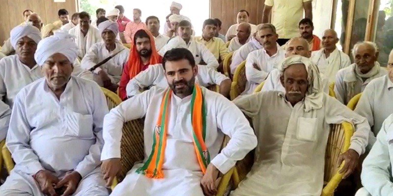 भाजपा विधायक के खिलाफ बागी हुए ब्लॉक समिति चेयरमैन संघ के प्रधान युद्धवीर भारद्वाज