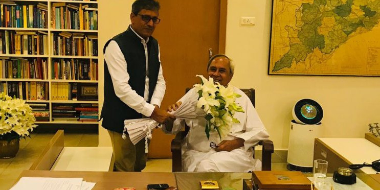 STPI Director General Meets Odisha CM