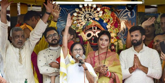 भगवान जगन्नाथ की रथयात्रा में ममता बनर्जी ने धार्मिक सद्भाव का किया आह्वान